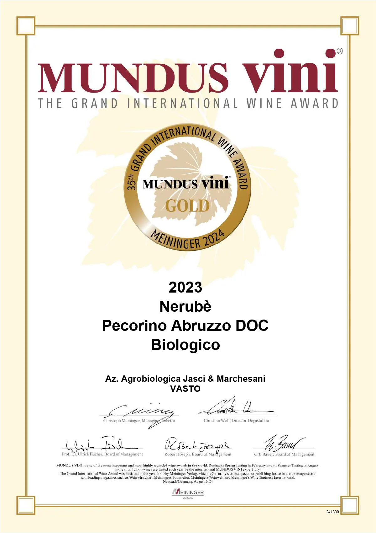 Mundus Vini, JASCI & MARCHESANI Nerube Pecorino, Wino Białe wytrawne, jasci & marchesani nerubè pecorino d’abruzzo doc, jasci & marchesani pecorino, nerubè pecorino abruzzo, pecorino d’abruzzo doc, wino pecorino abruzja, pecorino wino białe, włoskie wino białe wytrawne, wino organiczne włoskie, ekologiczne wino abruzja, wino do ryb, wino do owoców morza, wino do makaronu, wino do serów owczych, wina włoskie sklep online, wina białe wytrawne sklep, winny skład pecorino, najlepsze wina z abruzji, włoskie wina online, pecorino jasci marchesani, abruzja wino białe , najlepsze wino pecorino z Abruzji, włoskie wino białe wytrawne pecorino online, organiczne wino pecorino jasci & marchesani, , pecorino d’abruzzo doc sklep internetowy, eleganckie wino białe do kolacji rybnej, kup pecorino d’abruzzo doc online,  zamów włoskie wino białe wytrawne sklep, pecorino jasci & marchesani cena i opinie, gdzie kupić wino pecorino abruzja, pecorino d’abruzzo doc szybka dostawa, Jasci & Marchesani, Nerubè Pecorino d’Abruzzo DOC, Pecorino Abruzzo, Wino Pecorino, Wino białe wytrawne, Wino włoskie,  Wino organiczne, Wino ekologiczne, Abruzja wino, Wina DOC, Wino do ryb, Wino do owoców morza, Wino do makaronu, Wino do serów owczych, Winny Skład, Włoskie wino białe, Wino białe wytrawne, Wino z Abruzji, Wino ekologiczne Włochy, Wino organiczne Włochy, Wino premium Włochy, Wino włoskie online, Wino włoskie sklep internetowy, Wino włoskie cena, Wino włoskie wytrawne białe, Wino Abruzja, Wino Terre di Chieti ,Wino Vasto, Winnica Jasci & Marchesani, Producent Jasci & Marchesani, Wina z Abruzji sklep, Wina z Abruzji online, Wina ekologiczne Abruzja, Wino aromatyczne, Wino kwiatowe, Wino o aromacie róży, Wino o aromacie liczi, Wino mineralne, Wino świeże, Wino lekkie ,Wino eleganckie, Wino do sałatek, Wino do owoców morza, Wino do ryb, Wino do sera brie, Wino do camembert, Wino na lato, Wino na prezent, Wino online, Sklep z winem online, Sklep internetowy z winem włoskim, Wino z dostawą do domu, Wino na prezent online, Wino premium sklep internetowy, Wino białe wytrawne cena, Wino białe wytrawne sklep, sklep z winem online , wino sklep internetowy, Winny Skład, WinnySkład com, Winny Skład sklep internetowy,