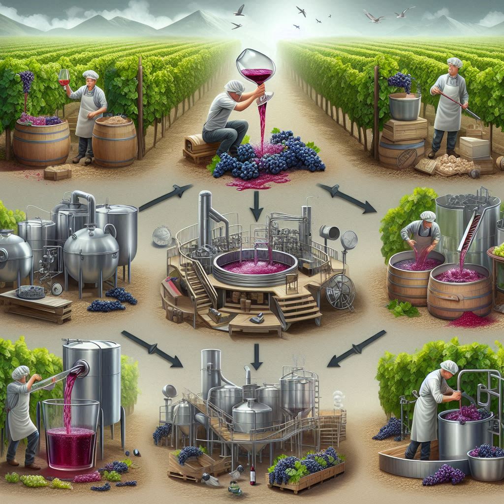 Jak powstaje wino ? wino, sklep internetowy z winem , wino wytrawne, wino białe, wino czerwone, wino różowe, wino pomarańczowe, wino półwytrawne, wino półsłodkie, wino słodkie,