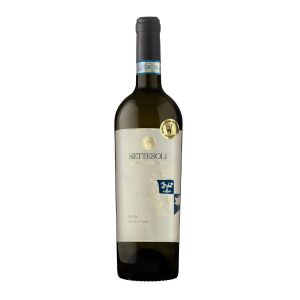 Settesoli Grillo Appassimento, Grillo Appassimento Sicilia DOC, Cantine Settesoli, białe wino Appassimento, sycylijskie białe wino, włoskie wino wytrawne, sklep z winem online, wino online, degustacja win, wino do risotto, wino do owoców morza, wino z Sycyliji, wino Menfi, Sicilia DOC, intensywne aromaty, wino z suszonych winogron, wino o głębokim smaku, wino owocowe, wino miodowe, wino kwiatowe, wino mineralne, wyrafinowane wino, włoskie wina premium, idealne na prezent, włoski charakter, terroir Menfi, 100% Grillo, wino 13% vol., butelka 0,75 l