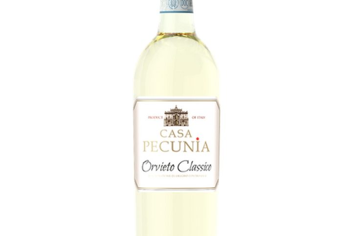 CASA PECUNIA Orvieto Classico, Orvieto Classico DOC, włoskie białe wino, wino białe wytrawne, Orvieto Classico 0, 75, wino z Umbrii, CASA PECUNIA wino, Orvieto Classico smak, tradycyjne wino włoskie, delikatne białe wino, aromatyczne białe wino, wino do ryb i sałatek, wino mineralne, wino świeże i lekkie, wino na co dzień, wino stołowe włoskie, klasyczne Orvieto, DOC Orvieto, wino o niskiej kwasowości, wino o łagodnym profilu, wino włoskie 12%, wino eleganckie białe, wino do makaronów, wino do owoców morza,