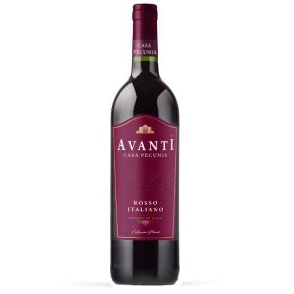 AVANTI CASA PECUNIA ROSSO ITALIANO