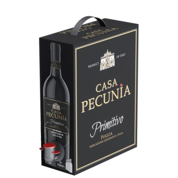 Bag-in-Box CASA PECUNIA PRIMITIVO IGT