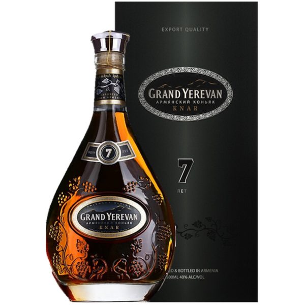 GRAND YEREVAN ‘KNAR’ 7 YEAR OLD BRANDY 0,5L + GIFT BOX