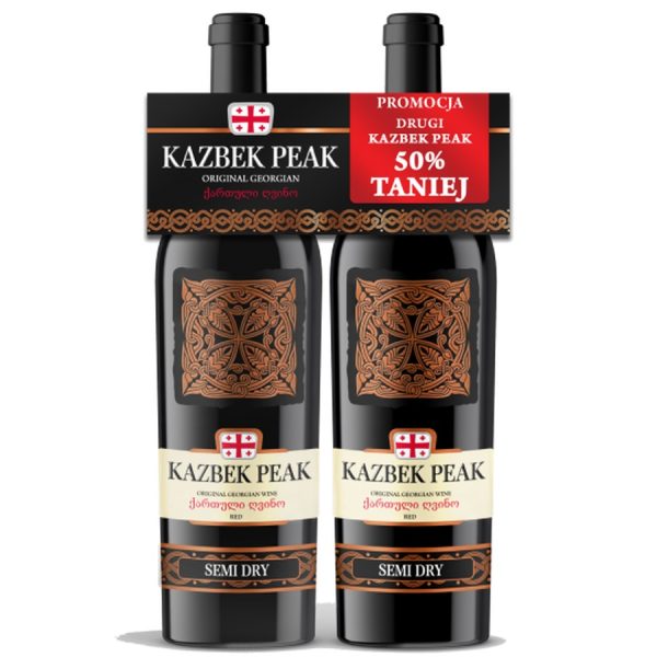 KAZBEK PEAK RED SEMI DRY DUOPACK 2X