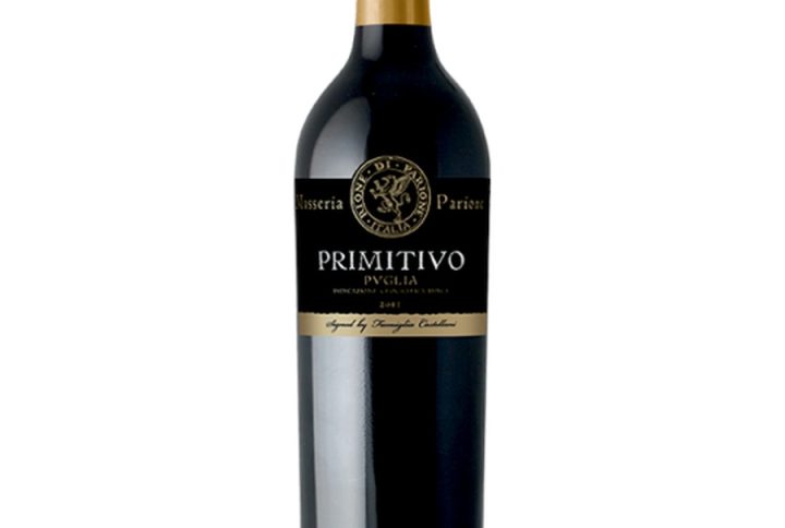 MASSERIA PARIONE PRIMITIVO, Butelka wina Primitivo z Apulii