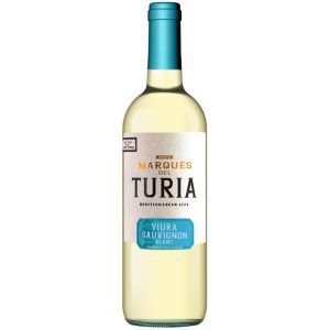 MARQUES DEL TURIA VIURA & SAUVIGNON BLANC, Świeże białe wino, aromatyczne białe wino, wino półwytrawne