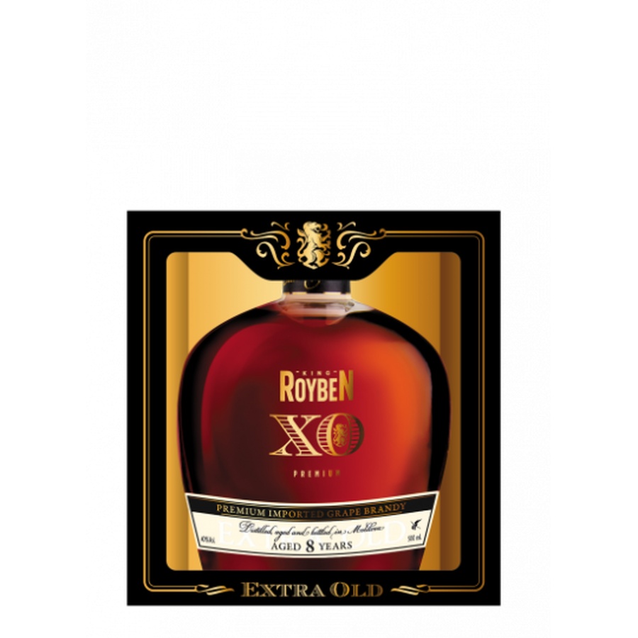 KING ROYBEN XO – ikona mołdawskiej sztuki destylacji. brandy 8 years – minimum osiem lat dojrzewania w dębowych beczkach. aged brandy – głębia smaku i aromatu dzięki długiemu leżakowaniu. premium brandy i exclusive brandy – dla wymagających koneserów. gift box brandy – idealny alkohol na prezent. brandy 40% – klasyczna moc, harmonijnie wkomponowana w strukturę trunku. brandy 0, 5l – poręczna, elegancka pojemność. XO brandy – najwyższa kategoria dojrzewania. smooth brandy, oak aged brandy, aromatyczna brandy – aksamitna, bogata, wielowymiarowa. brandy do degustacji, brandy do kolacji, brandy elegancka – idealna na wieczór, do rozmów i celebracji. brandy premium Mołdawia, fine brandy, brandy wysokiej jakości – gwarancja klasy i rzemiosła. limited brandy edition, brandy kolekcjonerska – wyjątkowy wybór dla kolekcjonerów.