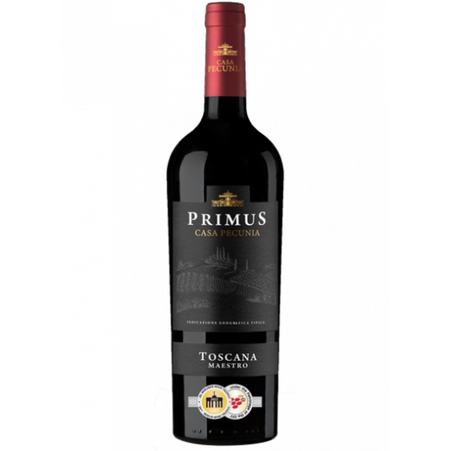 primus maestro, primus maestro toscana, wino Toskania, Toskana igt, italian red wine, wino czerwone włoskie, wino wytrawne, igt toscana, primus maestro 0, 75l, wino 12, 5%, czerwone toskanskie, wino kupaż, blend toskanski, wino do makaronu, wino do pizzy, wino na co dzień, wino stołowe włoskie, aromaty owocowe wino, wino o średniej budowie, wino łagodne, wino Włochy, wino z Toskanii, wino na prezent, wino do mięsa, wino uniwersalne, wino czerwone lekkie,