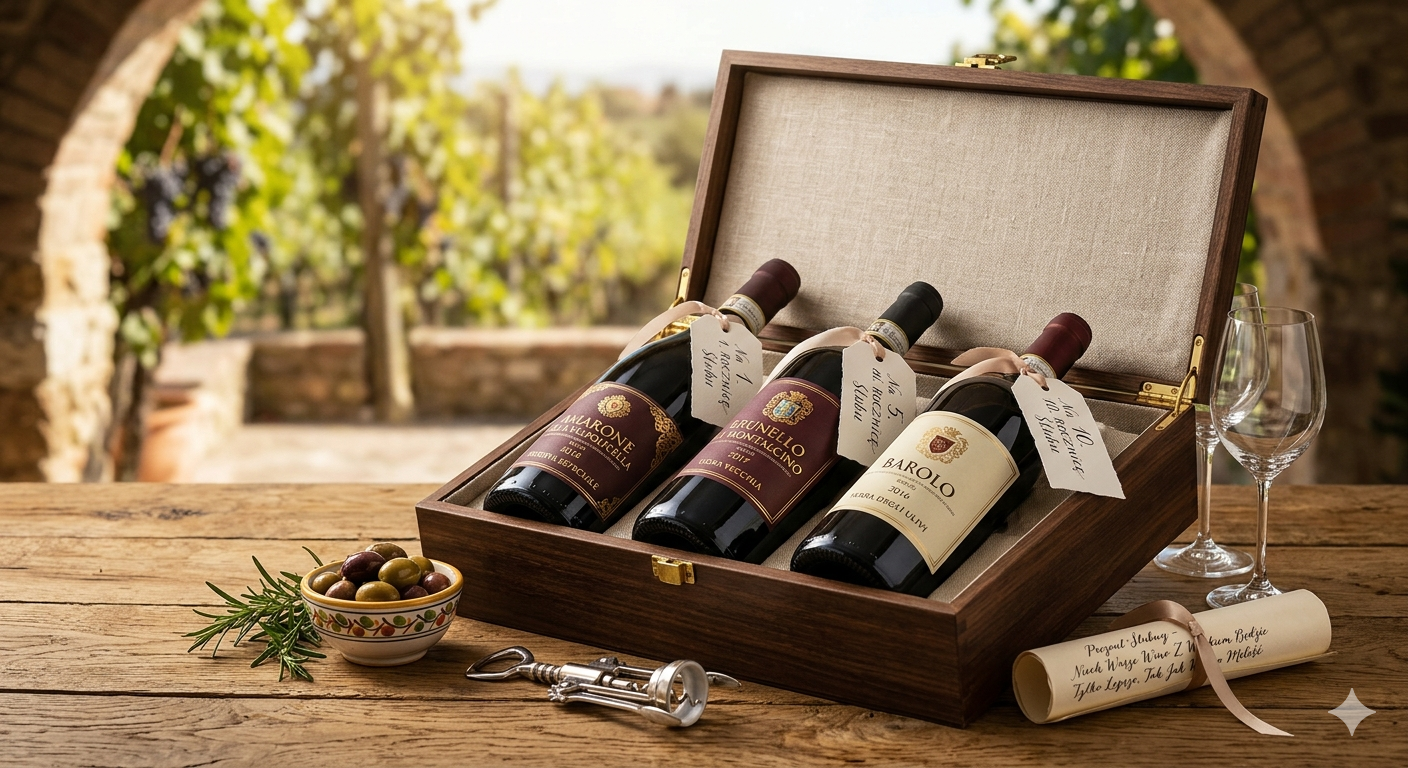 Wino na prezent ślubny