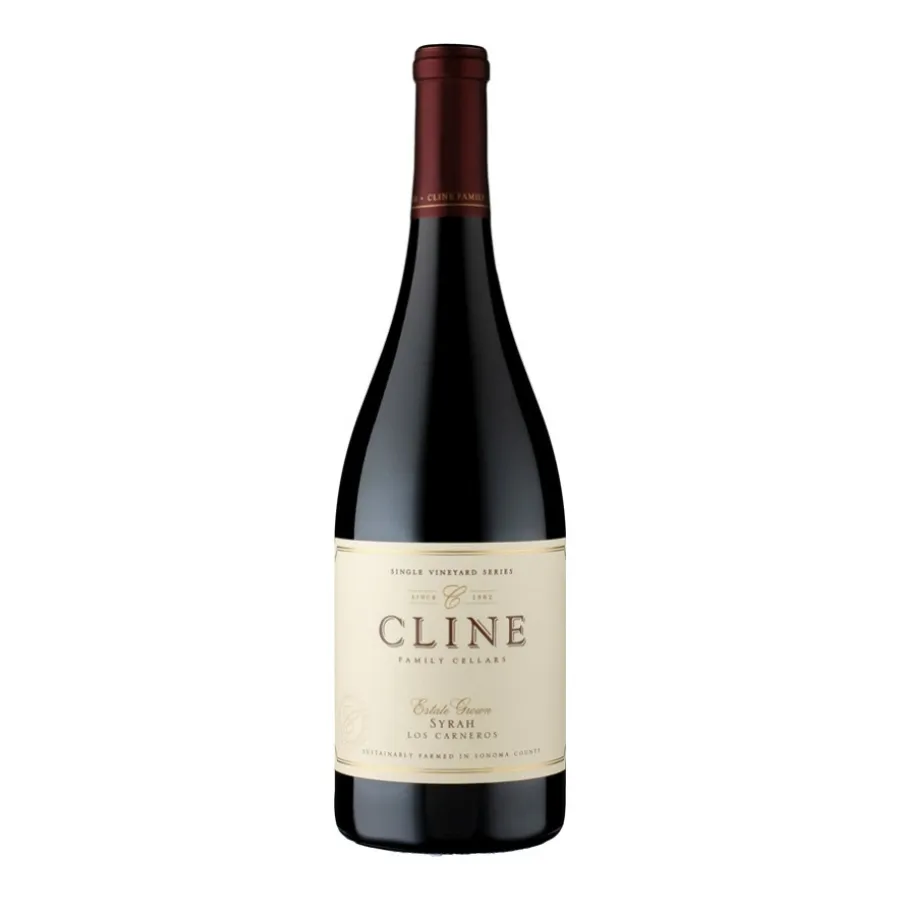 CLINE FAMILY CELLARS SYRAH LOS CARNEROS SINGLE VINEYARD, Wina dojrzewające w beczkach, pełne tanin , wytawne, sklep z wine, internetowy sklep, internetowy sklep z winem, Cline, Family Cellars Cline, Kalifornia, Los Carneros, Sonoma, Lodi, USA, SYRAH