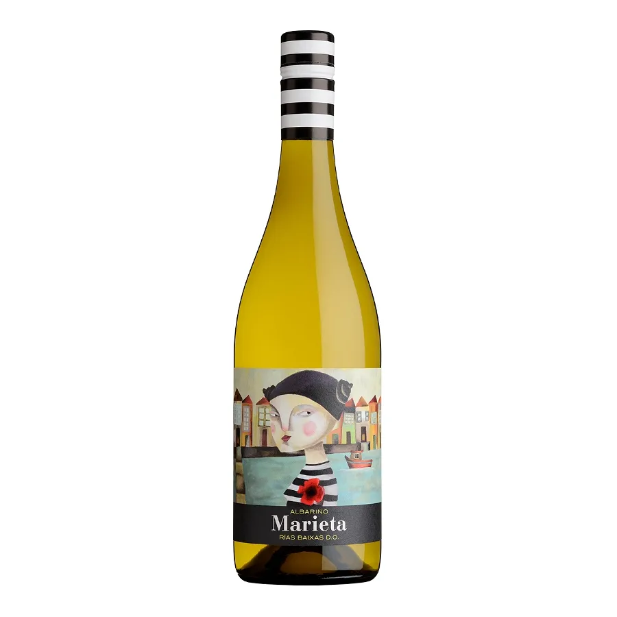 MARIETA ALBARINO RIAS BAIXAS DO , BODEGAS MARTÍN CÓDAX , albarino, semi secco, hiszpańskie białe wino, wino , wino białe, wino na lato, summer wine , sklep z winem, internetowy sklep z najlepszym winem.