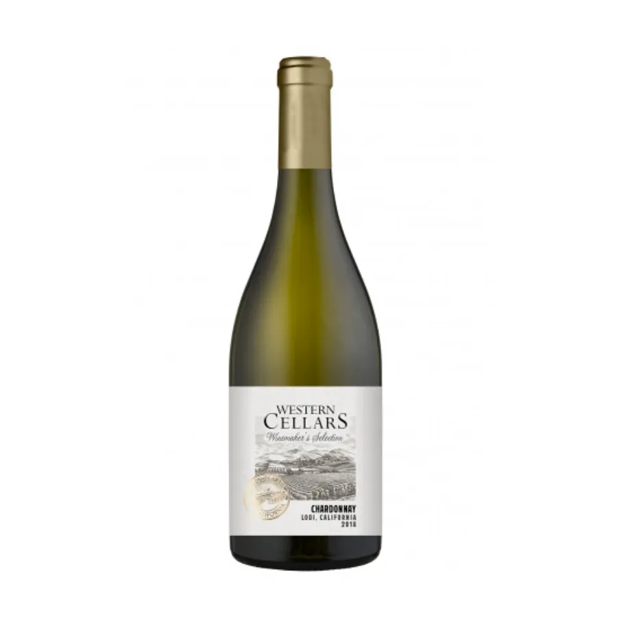 western cellars chardonnay, wino, kalifornijskie wino, najlepsze amerykańskie wino, sklep z winem, internetowy sklep z winem , sklep on-line, sklep on-line z winem, wino do serów, Kalifornia,  LODI, chardonnay, USA