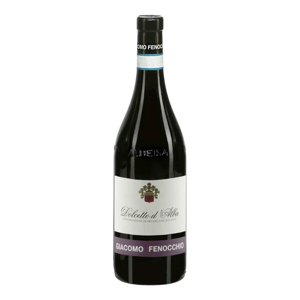 Giacomo Fenocchio Dolcetto dAlba, wino,  włoskie wino, czerwone wino , wytrawne wino, internetowy sklep z winem, sklep on-line, sklep z winem, wino do steków, wino do burgerów, wino do grilla , dolcetto, wino wytrawne, czerwone wytrawne włoskie. wytrawne wino , wino biologiczne, wino ekologiczne, wino bez siarki