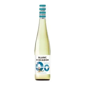 Blanc Pescador 0 bezalkoholowy, Wino bezalkoholowe, hiszpańskie wino bezalkoholowe, białe wino bezalkoholowe, pół wytrawne wino bezalkoholowe, internetowy sklep z winem bezalkoholowym, sklep on-line, sklep z winem bezalkoholowym, letnie wino bezalkoholowe , wino bezalkoholowe na grilla, wino bezalkoholowe na lato , letnie wino, półwytrawne wino bezalkoholowe musujące, wino dla każdego, Katalonia, Penedes, Macabeo, Xarel-lo, Parellada